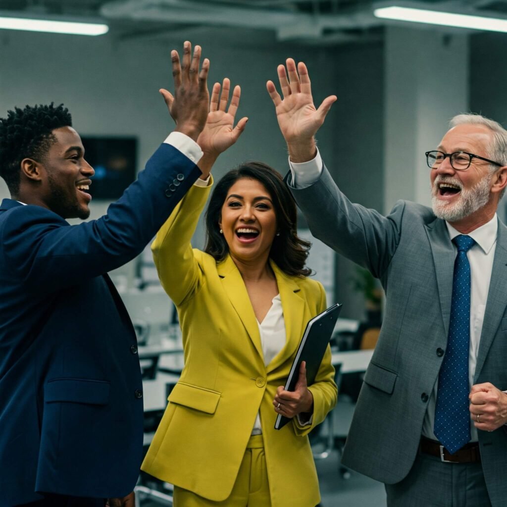 Team Success Celebration