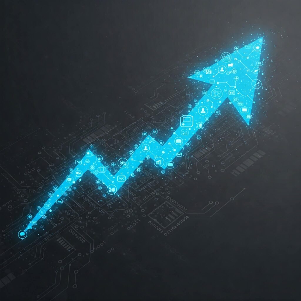 Tech Growth Arrow