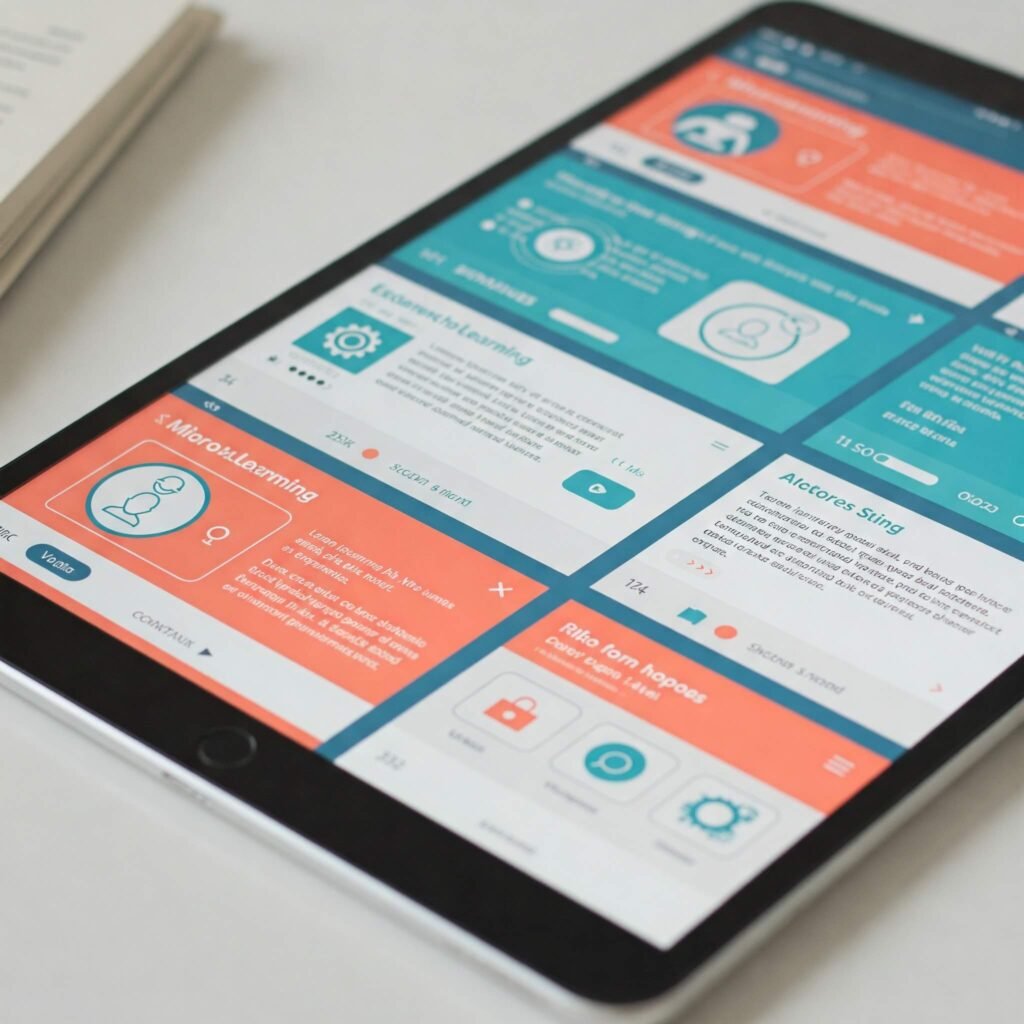 Microlearning on Tablet