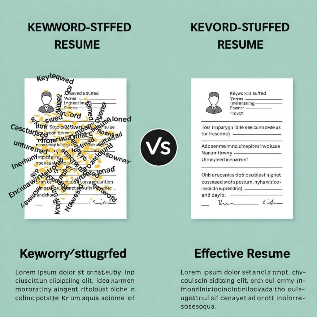 Keyword Stuffing vs. Natural Resume Keywords