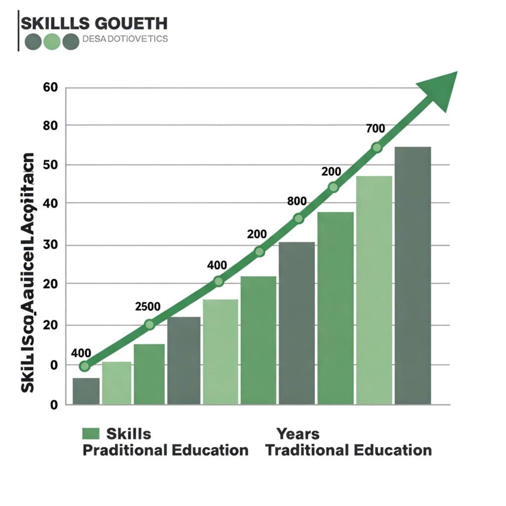 Skills vs. Traditional Education Growth