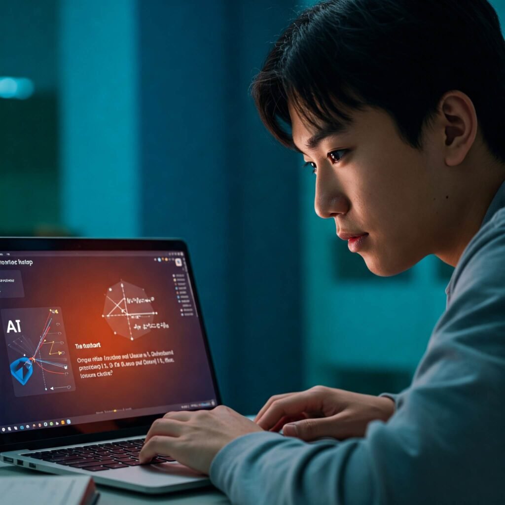 Student with AI Tutor