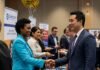 Find Local Career Fairs: Your Guide to Networking and Landing Your Dream Job Diverse professionals networking at a vibrant career fair.