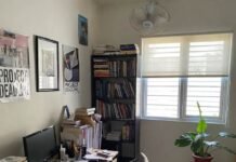 Jobs That Let You Travel the World (And Pay Well) Cluttered guesthouse desk, accidental off-kilter shot