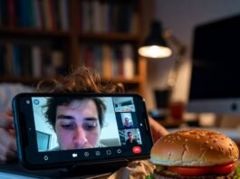 Why Blended Learning Is Gaining Massive Popularity Late-night Zoom with half-eaten burger setup