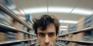 How to Find Local Career Fairs and Make the Most of Them Awkward job fair attendee with untied shoe and flipped name tag.