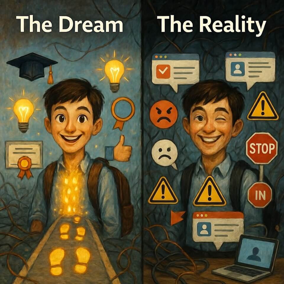 Dream vs reality of personalized learning anxiety