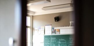 Teaching Careers That Pay Well and Make an Impact Sneaky classroom doorway view from inside