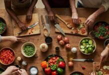 Love Cooking? Turn Your Passion Into a Career! Diverse hands cooking together