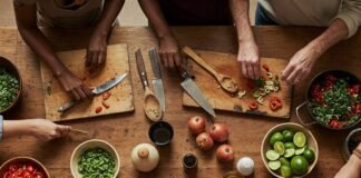 Love Cooking? Turn Your Passion Into a Career! Diverse hands cooking together